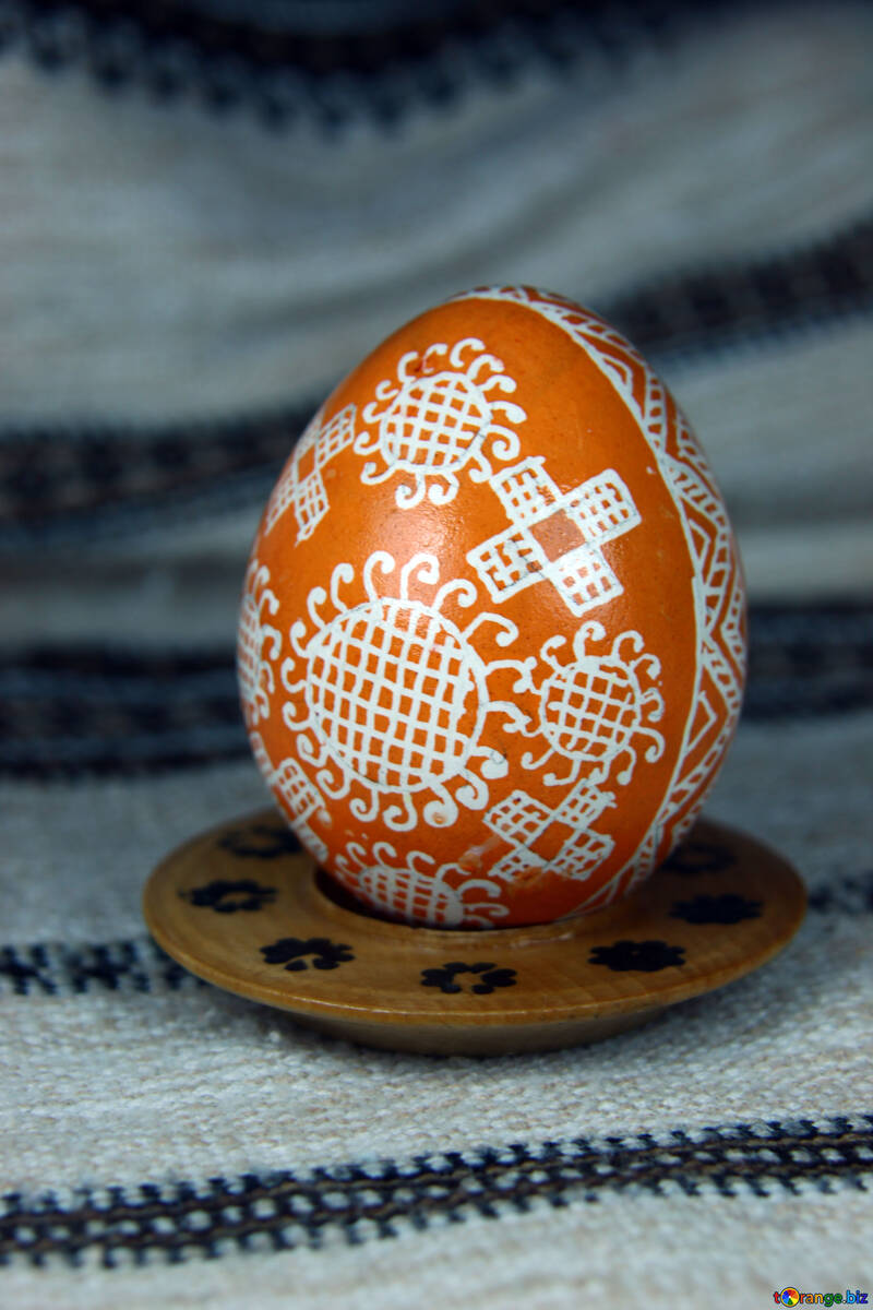 Uovo di Pasqua. Il simbolo del sole. Regalo per buona fortuna №4377