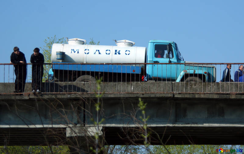 Milk tanker truck №4743