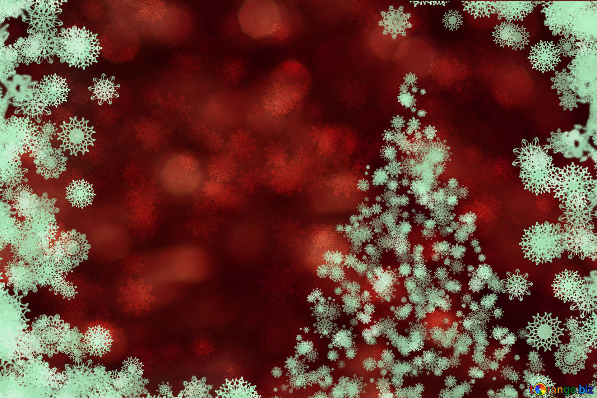 新年和圣诞雪花免费图片黑暗的圣诞节背景与雪花树免费图片剪贴画 Torange Biz