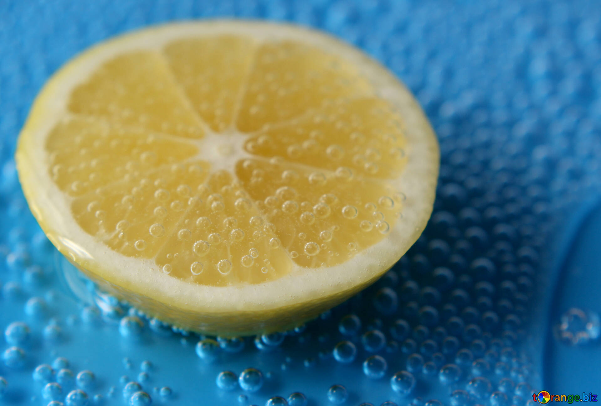 水にレモン レモンのイラスト 柑橘類 40797
