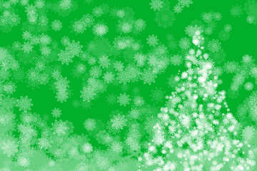 Beautiful Christmas tree clipart for background №40678