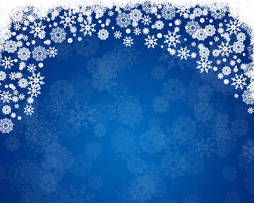 Blue Christmas background №40658