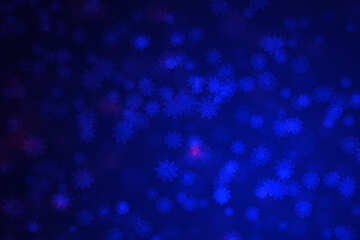 Blue Snowflake background №40700