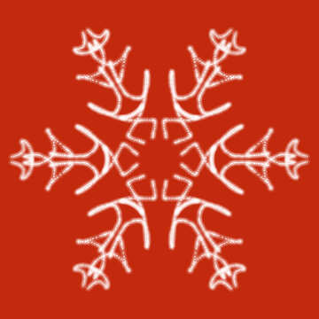 Snowflake pattern №40244