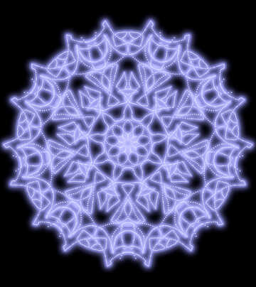 Snowflake pattern №40504