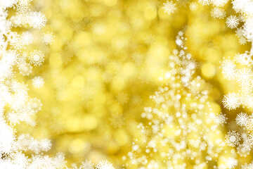 Yellow Christmas clipart №40689