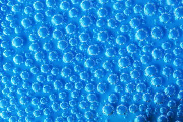 The texture of the bubbles