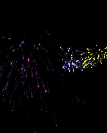 Colorful fireworks №40015
