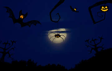 Halloween background for congratulations №40474