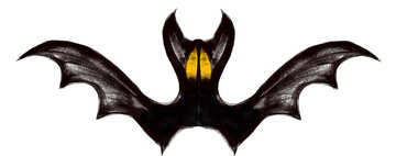 Clipart de morcego de Halloween №40500