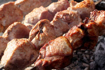 The meat on skewers №40926