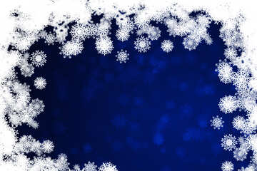 New year background with snowflakes