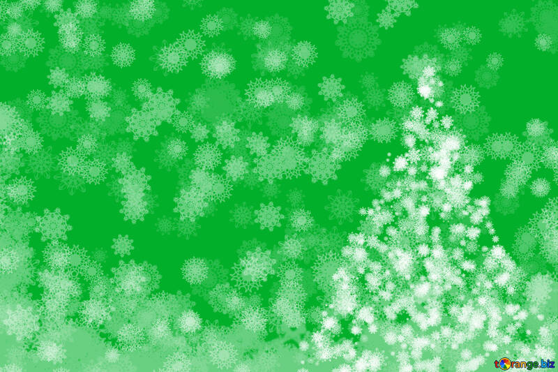 Beautiful Christmas tree clipart for background №40678