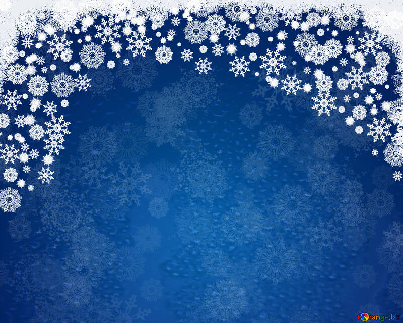 Blauem Hintergrund für Weihnachten und Neujahr Karten №40657