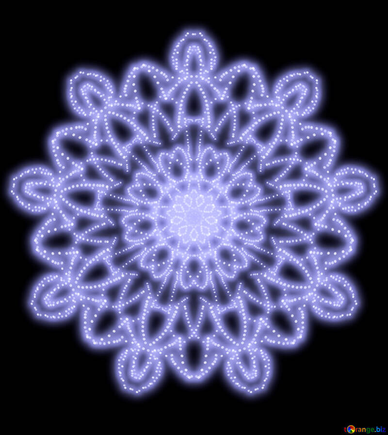 Snowflake pattern №40570