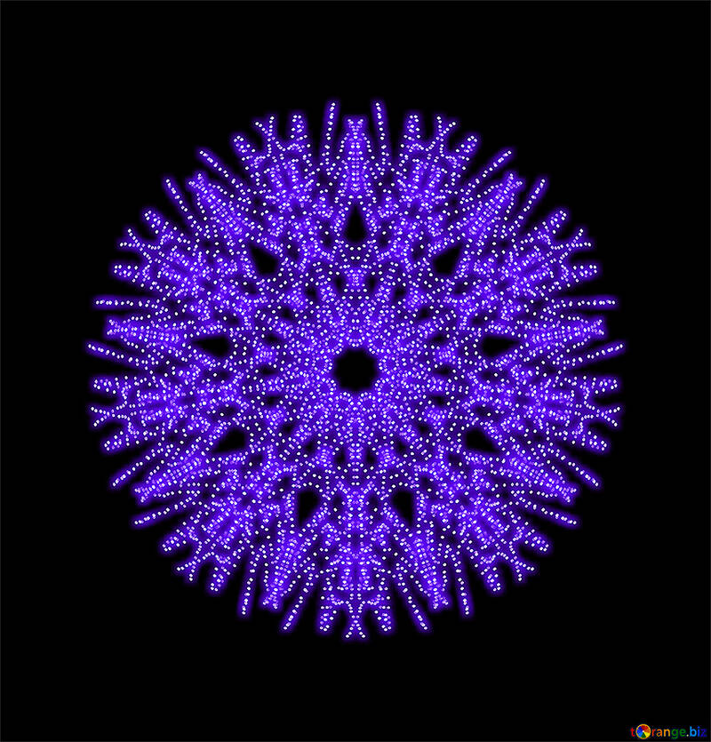 Space ornament snowflake №40136