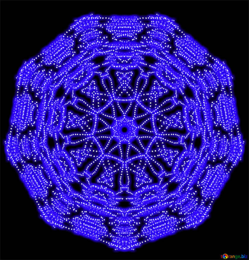 Delicate snowflake ornament №40141