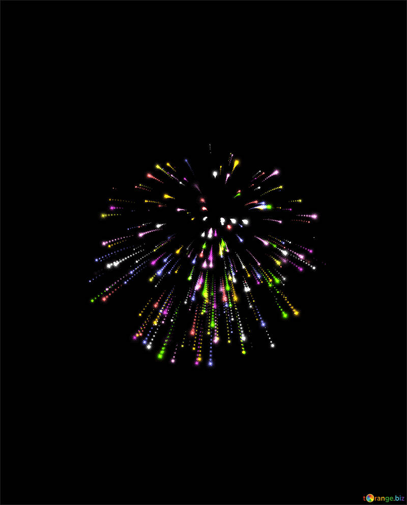 Fireworks color №40024