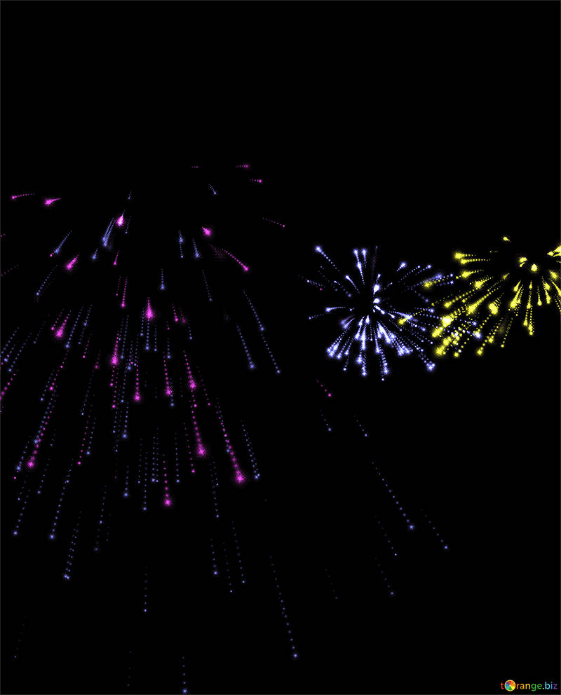 Colorful fireworks №40015