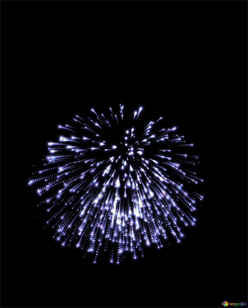 Feuerwerk auf dunklem Hintergrund №40020