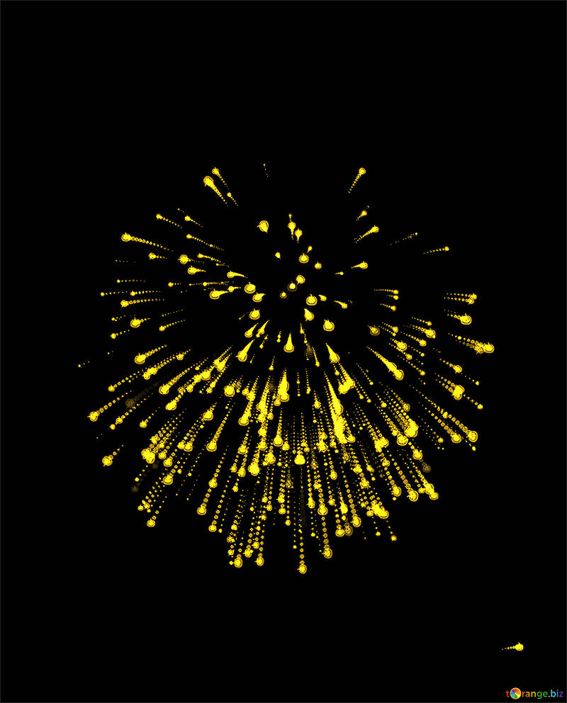 Fireworks on dark background №40030