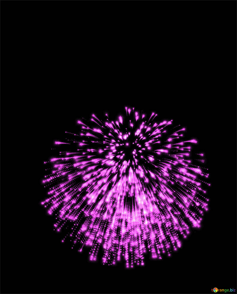 Fireworks in isolation №40029