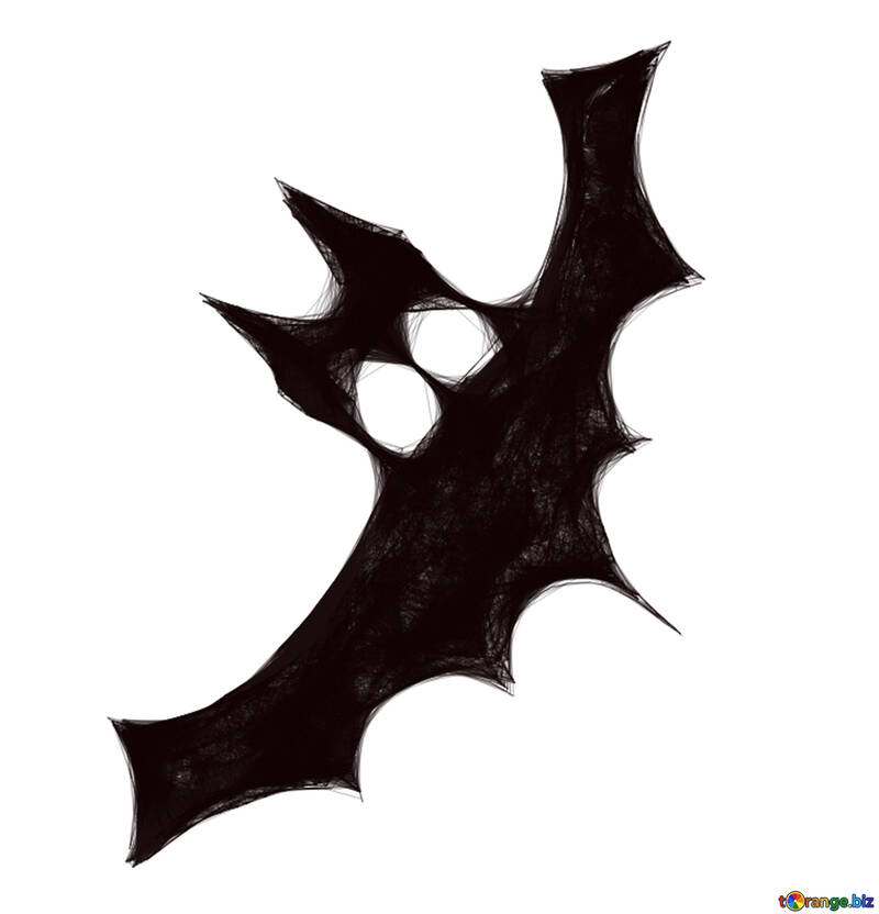 Clipart para rato morcego de Halloween №40493