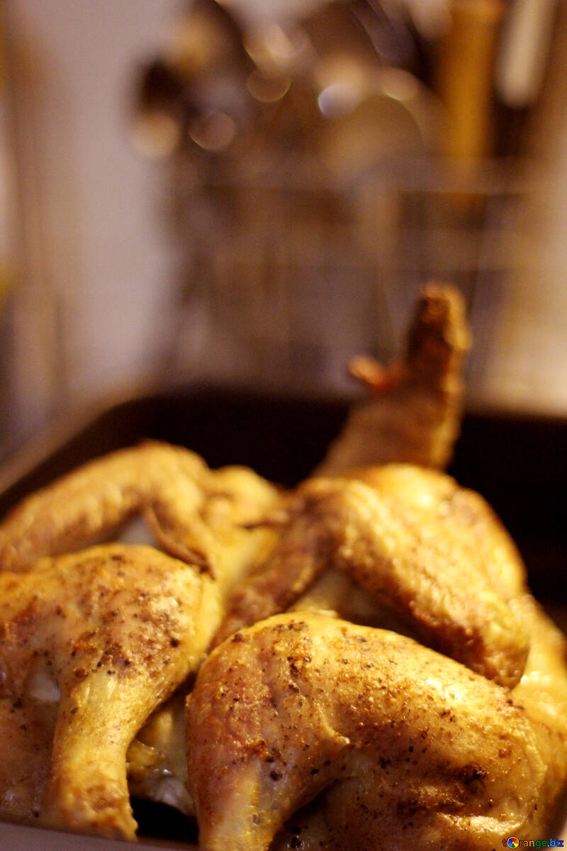 Roast chicken in oven №40901