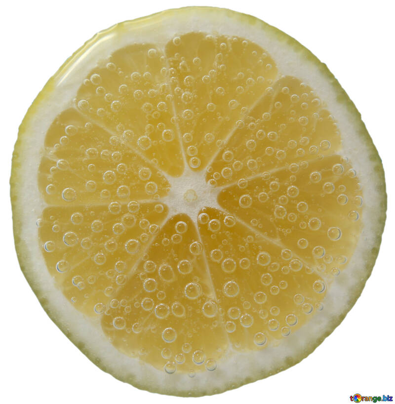 Cut lemon isolated №40742