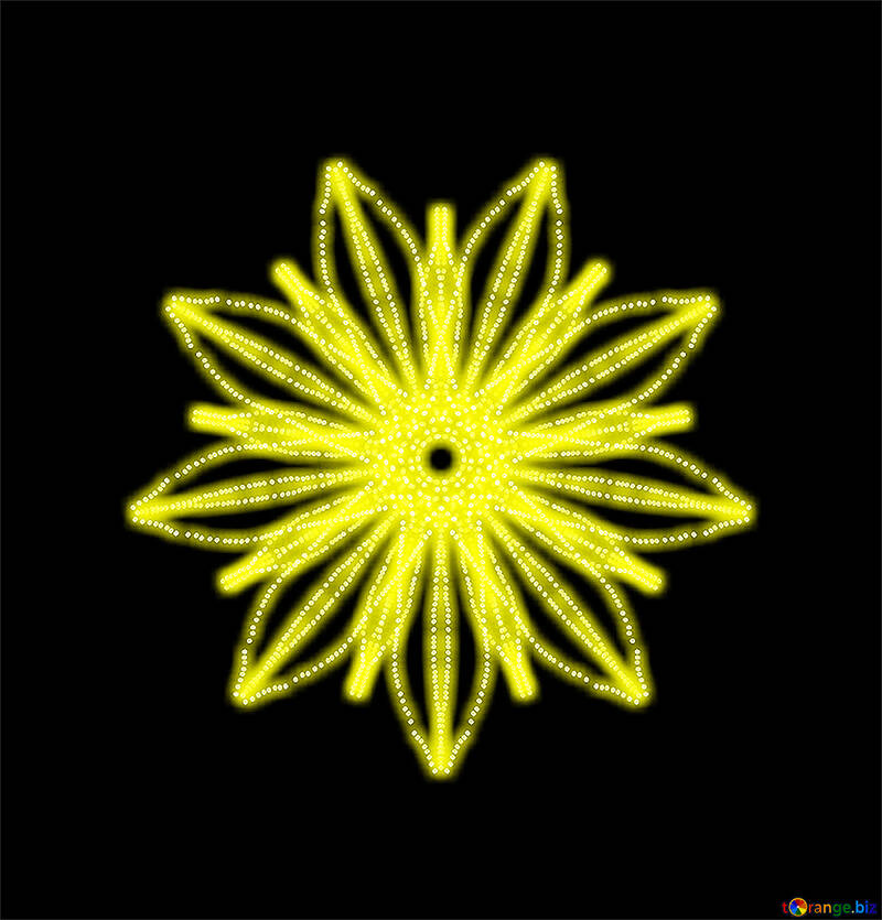 Елемент орнаменту квітка №40401