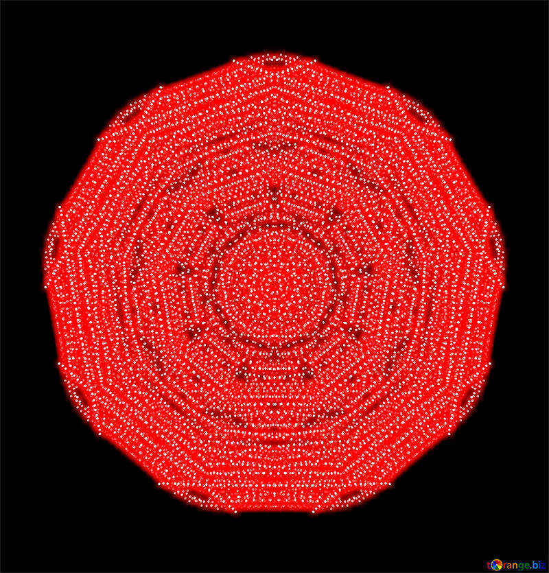 Red pattern №40356