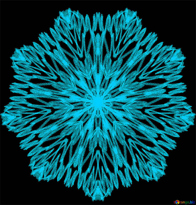 Elemento di ornamento pattern Frost №40253