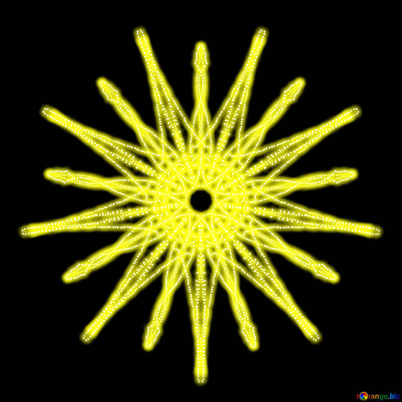 Elemento de ornamento patrón sol №40260