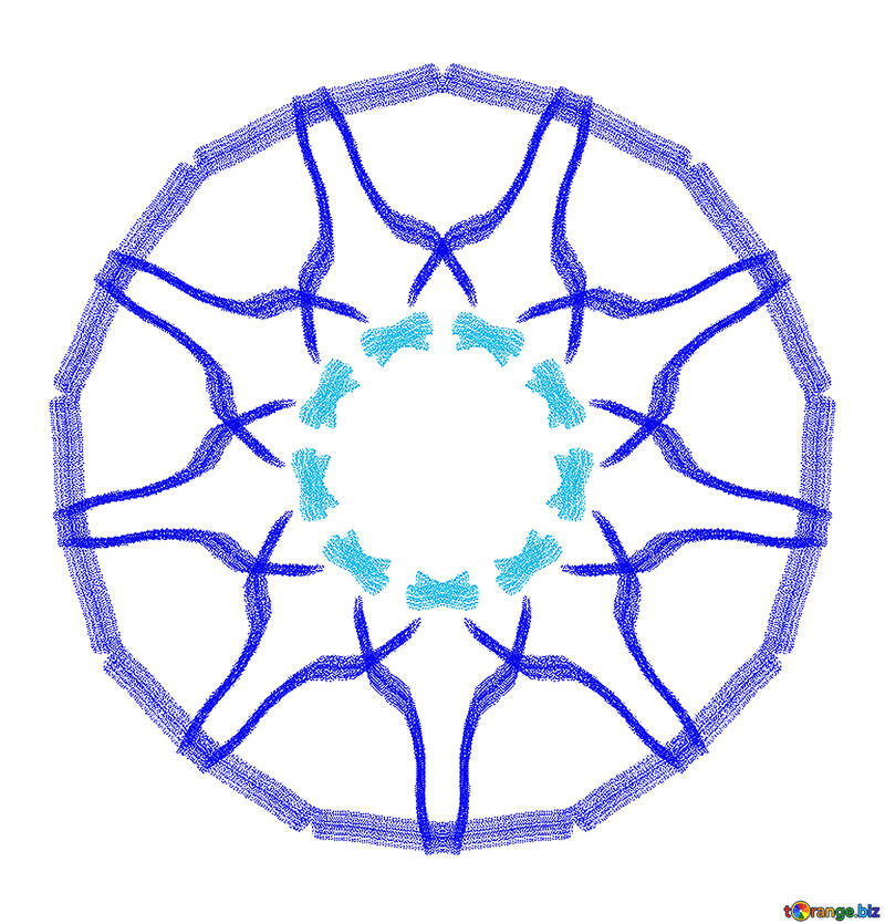 Ornament pattern element wheel №40265