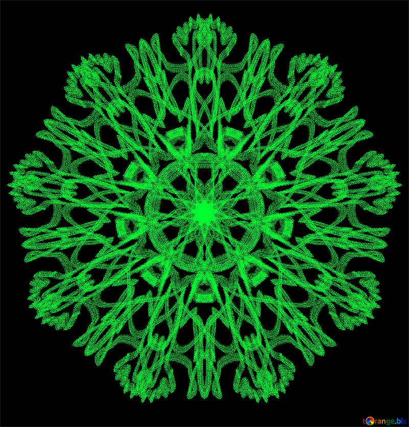 Ornament pattern forest №40282