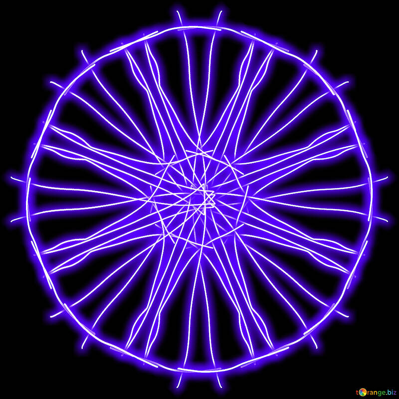 Patrón de círculo brillante №40034