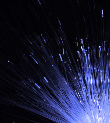 Transmission of data over an optical fiber