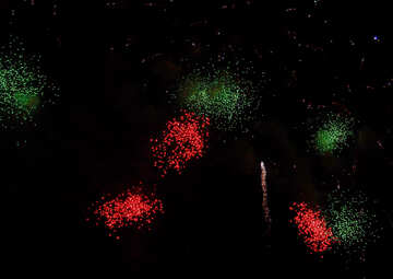 Explosions von Feuerwerk klein №41338