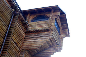Золоті Ворота дерев`яний балкон №41627