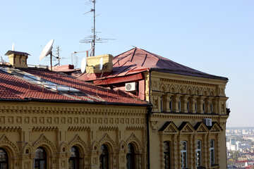 Das Dach des alten Hauses №41445