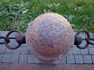 Granite ball №41659