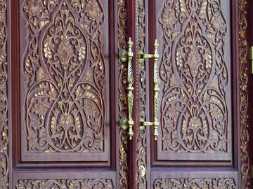 装飾されたドア №41244