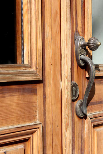 Bronze door handle №41956