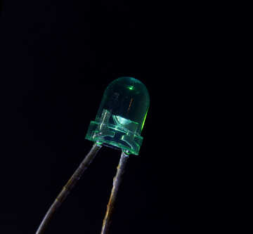 The LED on a dark background №41384