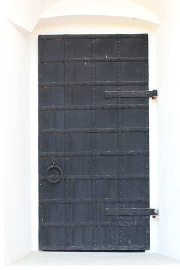 Textur des alten metallischen Tür №41919