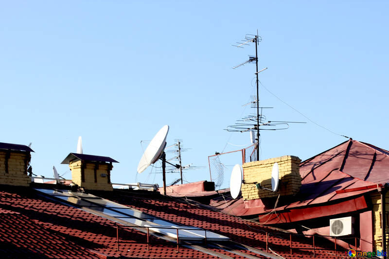 Antennas on the roof №41444