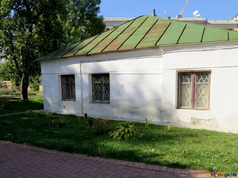 Old building under the metal roof №41178