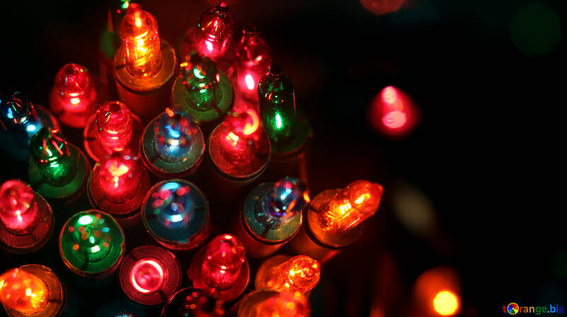 Colored light bulbs №41286