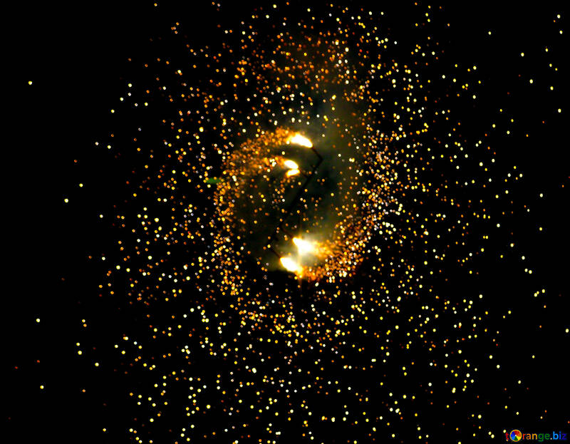 Ground fireworks spinning №41342