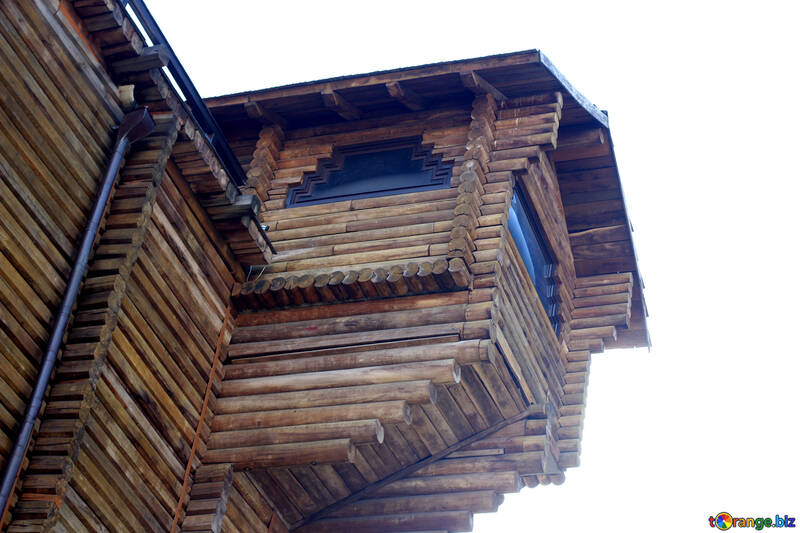 Porta Aurea balcone in legno №41627